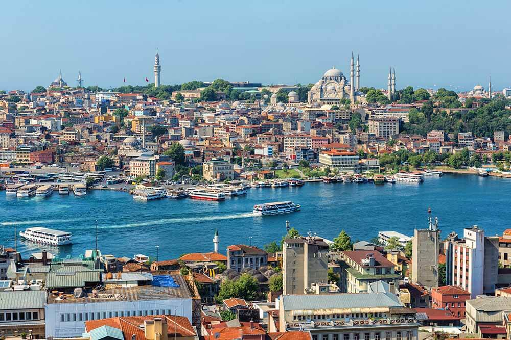 Grand Canal and the Haliç (Golden Horn)