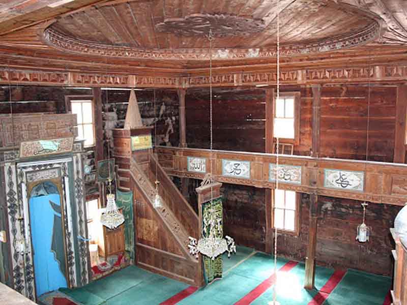 Antique Wooden Mosques in Turkey
