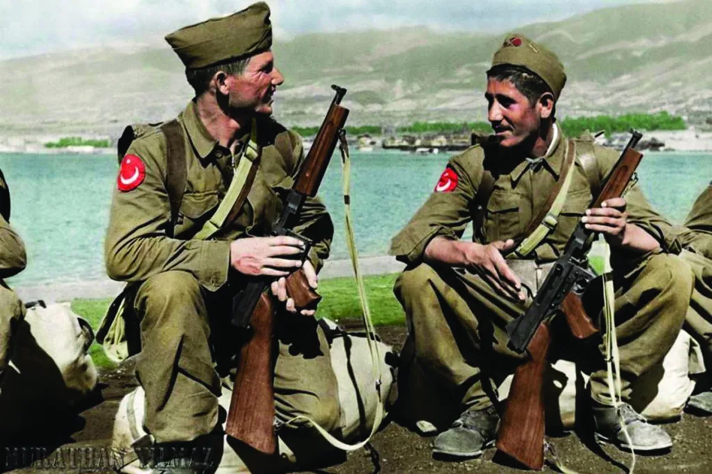 Turkish soldier in Korea (1950)