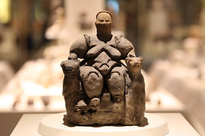 Mother goddess of fertility from Çatalhöyük