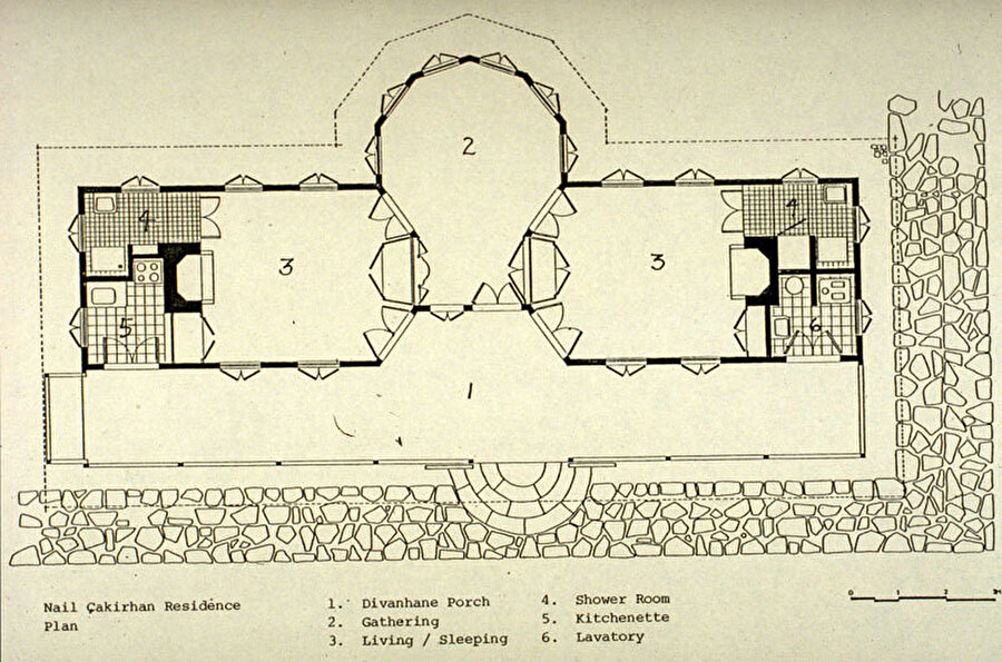 Sketch of Çakırhan House