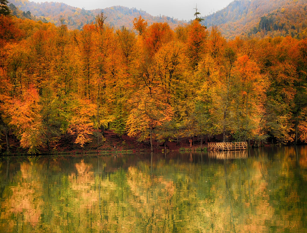 Every seasons has a different color in Yedigöller