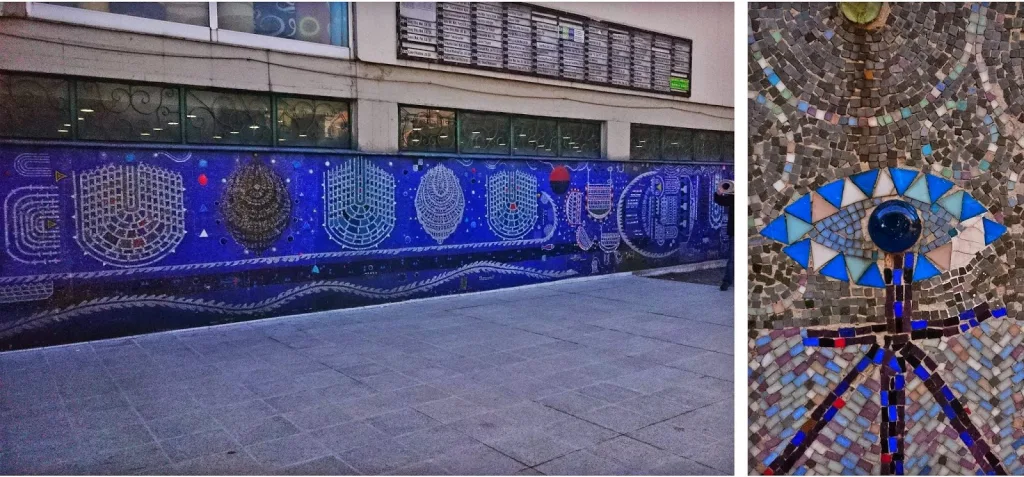 “Istanbul”, with its minarets and domes, Bedri Rahmi... The architecture of the IMÇ buildings was determined through a competition. The artists who would design the artworks to integrate with the architecture were also selected through an invited competition. We owe the mosaics of Bedri Rahmi and Eren Eyüboğlu to this competition.