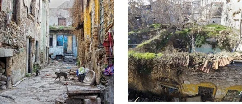 Jewish quarters known as İzmir Taş Kurtijo