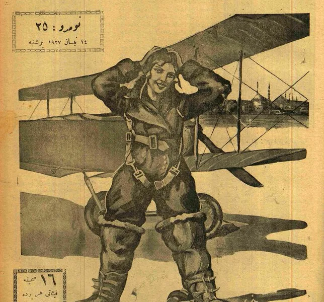 "The last success of the modern women" Buyuk Gazete (The Big Newspaper) Turkish magazine, April 14, 1927