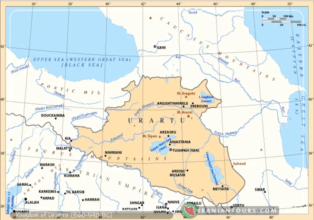Urartu Kingdom borders